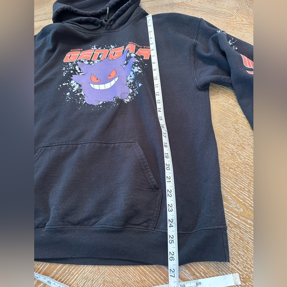Black Gengar Ghost Type Hoodie - Pokemon - men’s small - Picture 3 of 3